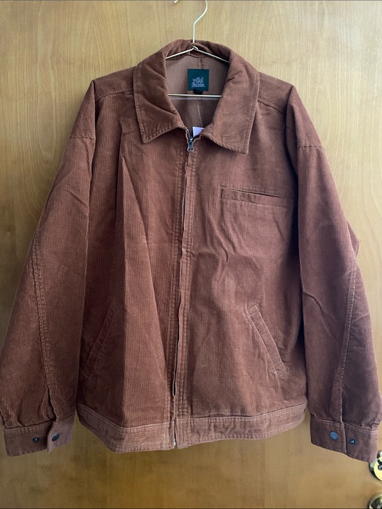 wild fable Other - wild fable Men's Corduroy Zip Jacket - Rust Brown